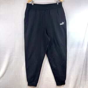 NWT Puma XL Essential Jersey Knit Cuff Blue Sweatpants Logo Cozy‎ Lounge Summer